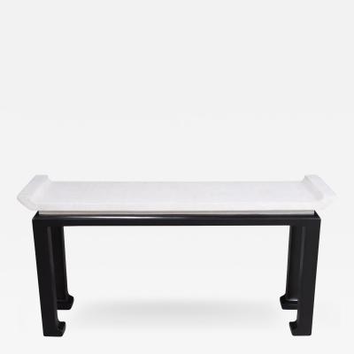 Vintage Mid Century Modern Lacquered Console Table