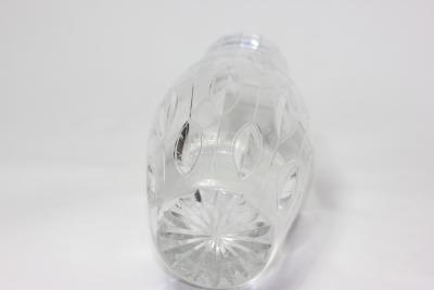 Vintage Mid Century Modernist Crystal Vase 1970 Europe