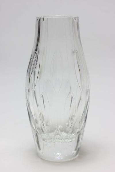 Vintage Mid Century Modernist Crystal Vase 1970 Europe