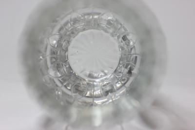 Vintage Mid Century Modernist Crystal Vase 1970 Europe