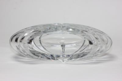Vintage Mid Century Modernist Crystal Vase 1970s Europe