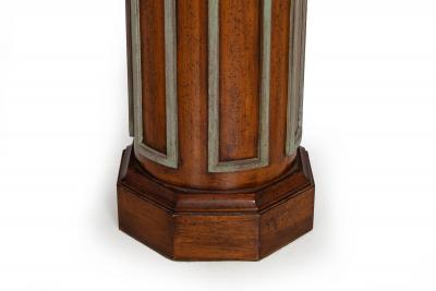 Vintage Mid Century Octagonal Short Pedestal Column