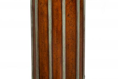 Vintage Mid Century Octagonal Short Pedestal Column