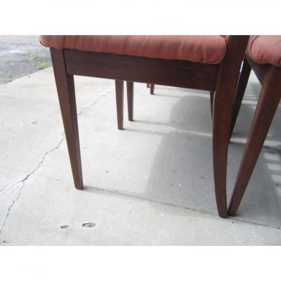 Vintage Midcentury Teak Slat Back Chairs