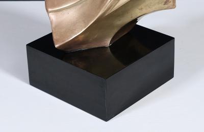 Vintage Modernist Brancusi Inspired Bust Sculpture