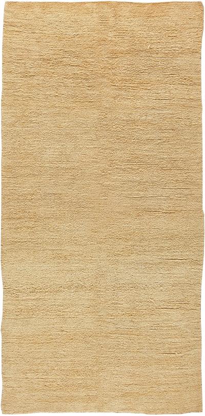Vintage Moroccan Beige Handmade Wool Rug