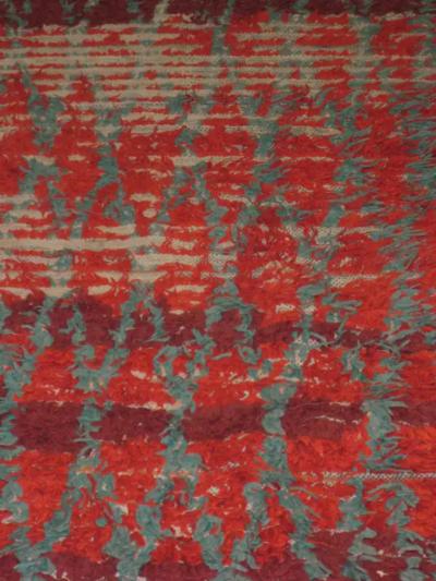 Vintage Moroccan Berber Tribal Rug or Runner in Geometric Pattern