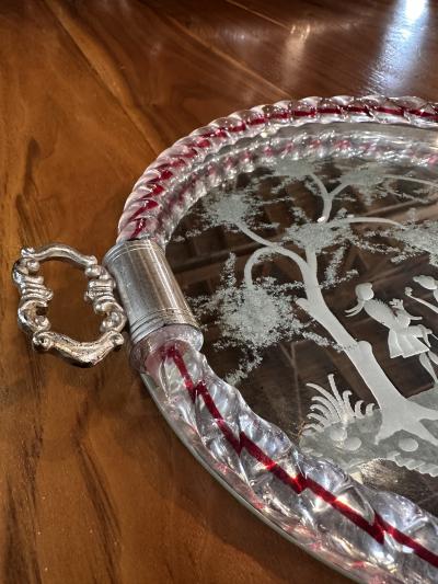 Vintage Murano Tray by Venini 1960