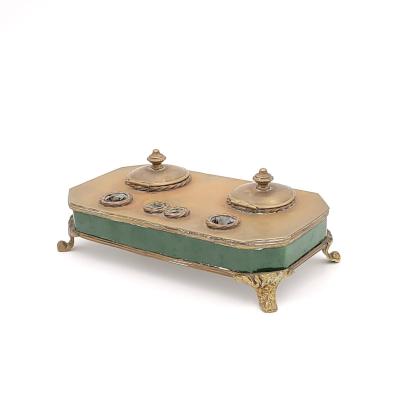 Vintage Napoleonic Style Inkwell France circa 1950