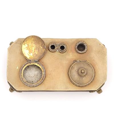 Vintage Napoleonic Style Inkwell France circa 1950