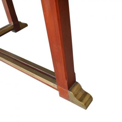 Vintage Neoclassical Style Racetrack Dining Conference Table