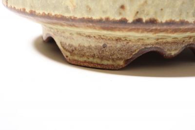 Vintage Ochre Studio Pottery Square Planter by Deanna Nichols