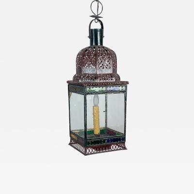 Vintage Ottoman Style Lantern Mid Century