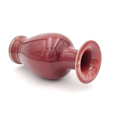 Vintage Oxblood Chinese Vase