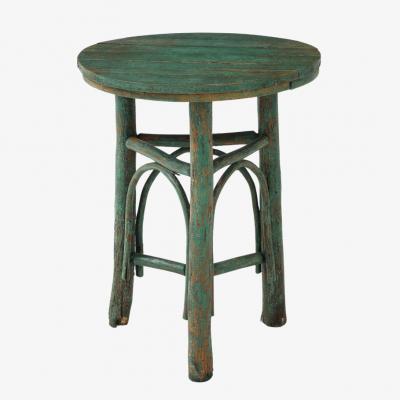 Vintage Painted Adirondack Table