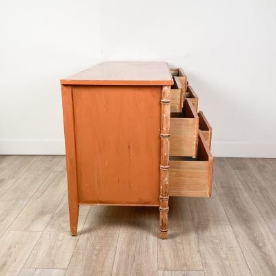 Vintage Painted Commode U S A circa 1950