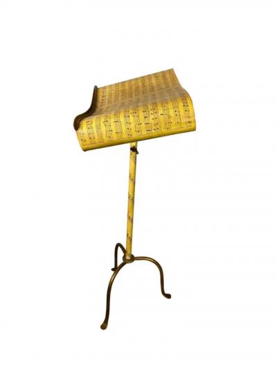 Vintage Painted Metal Music Stand