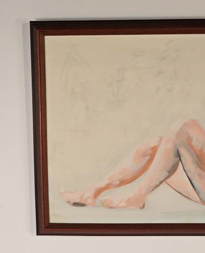 Vintage Painting of an Asian Man circa 1980