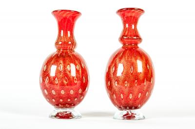 Vintage Pair Murano Decorative Pieces
