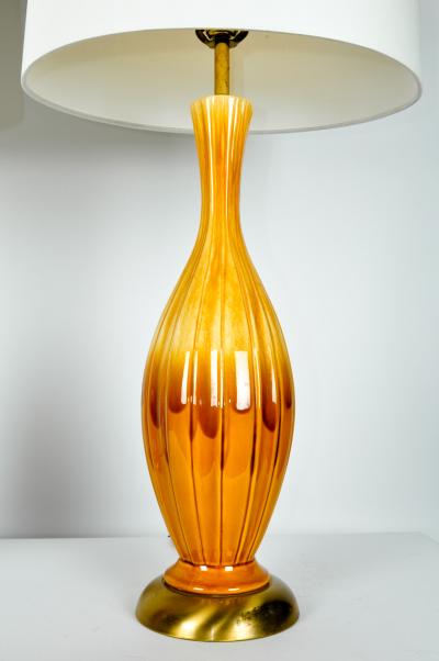 Vintage Pair Porcelain Task Table Lamps
