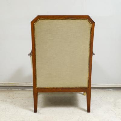 Vintage Pair of French Rosewood Lounge Chairs