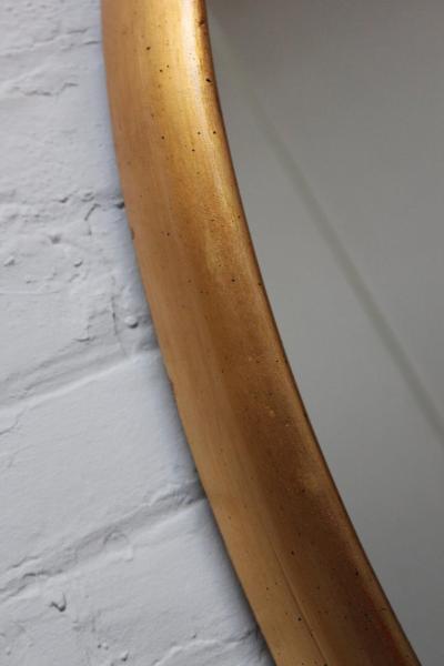 Vintage Pair of Labarge Oval Giltwood Wall Mirrors