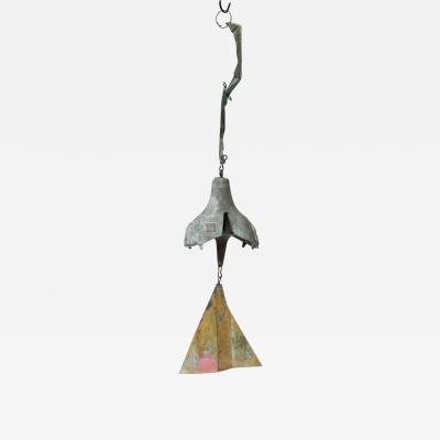 Vintage Paolo Soleri Arconsanti Multi Color Bronze Bell Wind Chime