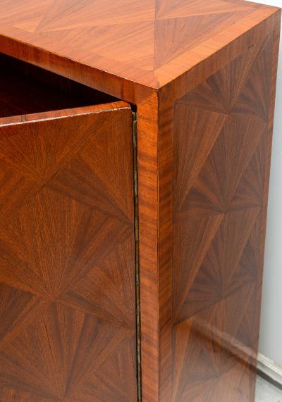 Vintage Parquetry Cabinet in the Jean Michel Frank Manner