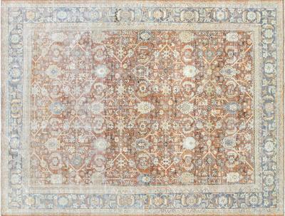 Vintage Persian Mahal Rug 9 x 126 