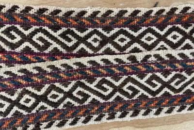 Vintage Persian Shahsavan Tribal Tent Band Decorative