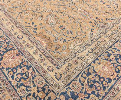 Vintage Persian Tabriz Handmade Wool Rug