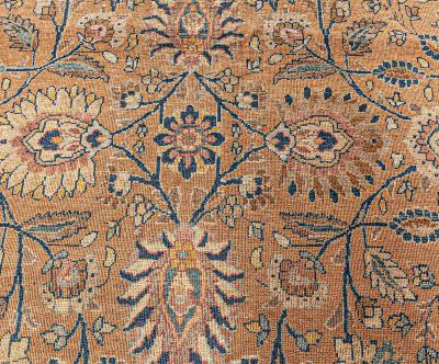 Vintage Persian Tabriz Handmade Wool Rug