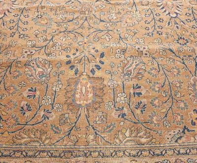 Vintage Persian Tabriz Handmade Wool Rug