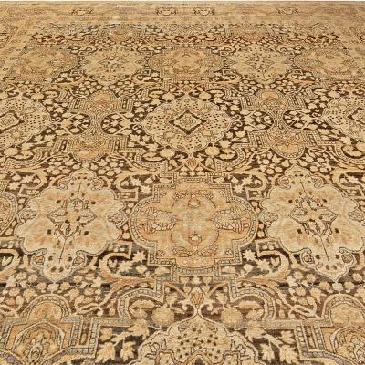 Vintage Persian Tabriz Handmade Wool Rug