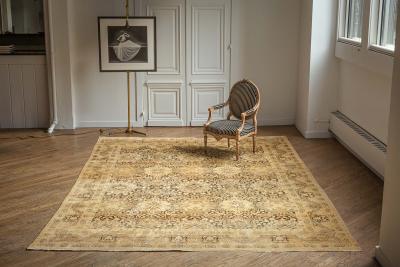 Vintage Persian Tabriz Handmade Wool Rug