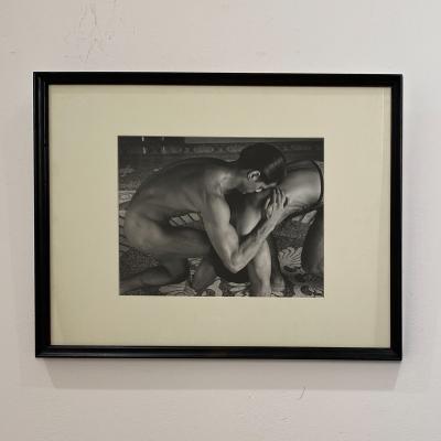 Vintage Photograph of 2 Nude Models Circa 1970