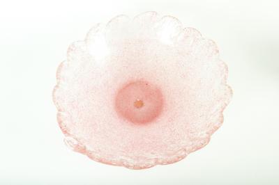 Vintage Pink Swan Bowl with Matching Flower Bowl