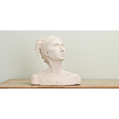Vintage Plaster Statue of a Lady