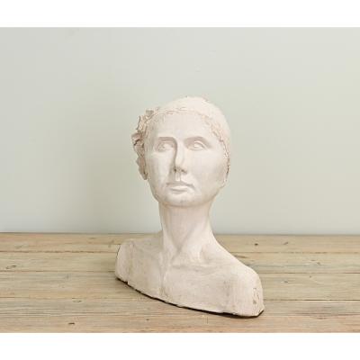 Vintage Plaster Statue of a Lady