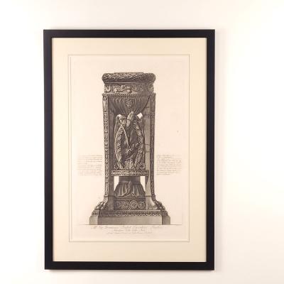 Vintage Print After Piranesi circa 1950