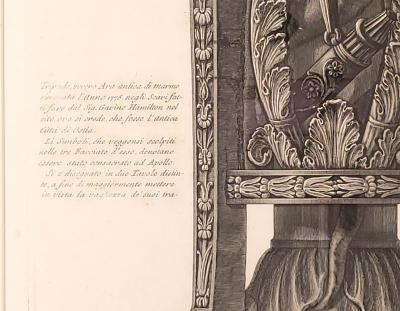 Vintage Print After Piranesi circa 1950