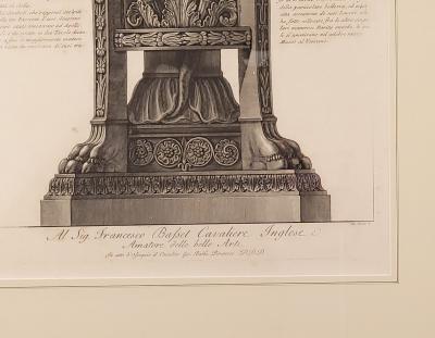 Vintage Print After Piranesi circa 1950