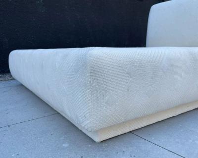 Vintage Queen Size Platform Bed USA 1980s