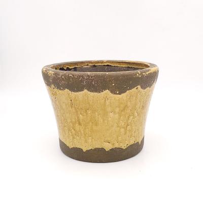 Vintage Raku Planter Japan 1970s