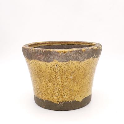 Vintage Raku Planter Japan 1970s