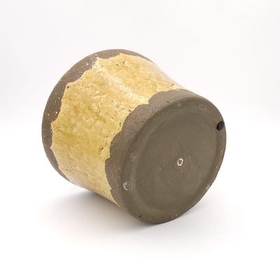 Vintage Raku Planter Japan 1970s