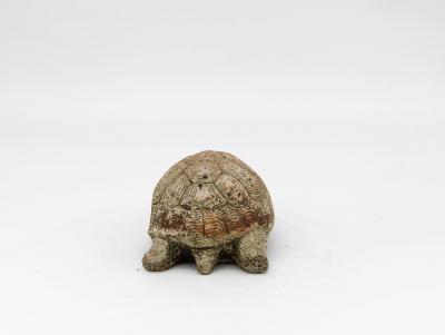 Vintage Reconstituted Stone Tortoise or Turtle Garden Ornament England 1970s