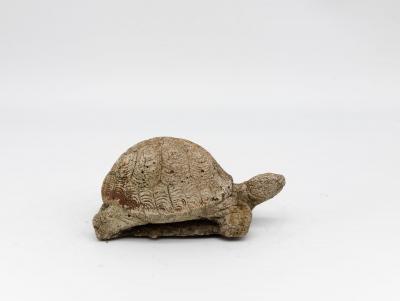 Vintage Reconstituted Stone Tortoise or Turtle Garden Ornament England 1970s