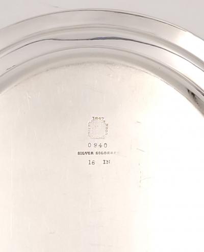 Vintage Rogers Brothers Silver Plate Tray U S A 