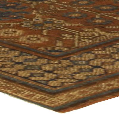 Vintage Samarkand Khotan Handmade Wool Rug